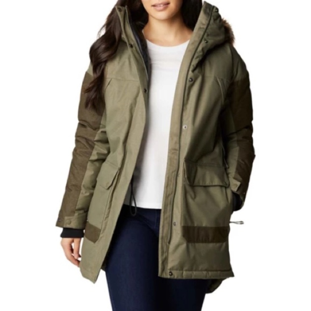 Women's Columbia Mount Si Infinity Hooded Parka EUC